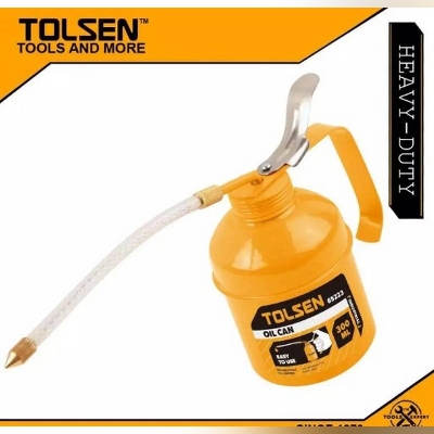 Picture of TOLSEN Oil Can (300ml) Iron Robust pump with Zinc Plated 65223