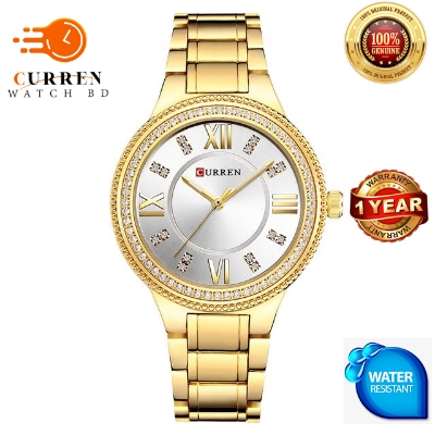 Picture of CURREN 9004 Quartz Watch for Women - Golden and White