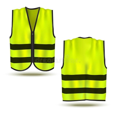 Picture of Safety Vest, Visibility Reflective Construction Safety Security Vest (Same As Picture)