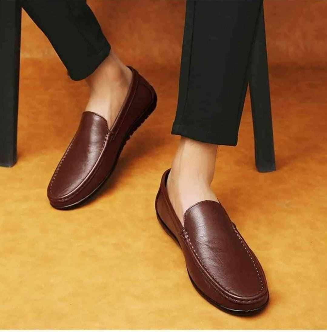 Picture of New High Quality JS Leather JS-112372 Slip Moccasins Loafers Casual Shoes For Men