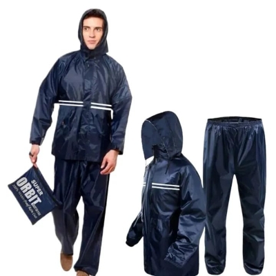 Picture of Waterproof rain coat for men double parts with multi colour