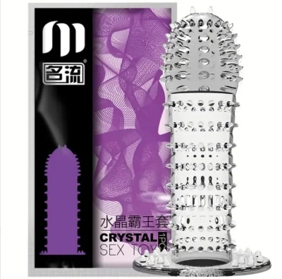 Picture of Silicone Ribbed Delay Condom for Men – Last Longer with Every Touch