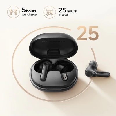 Picture of Soundpeats Life ANC Wireless Earbuds- Black