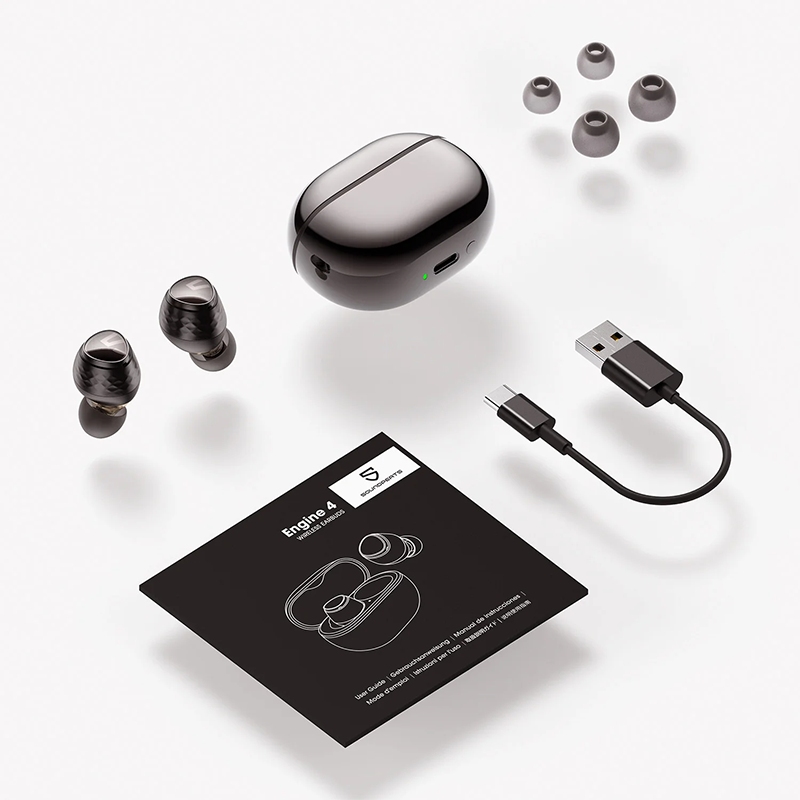 Picture of Soundpeats Engine4 Wireless Earbuds- Black
