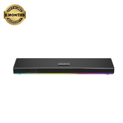 Picture of AWEI KA51 12W TWS Wireless Speaker with RGB Lights & 1800mAh Battery - Black