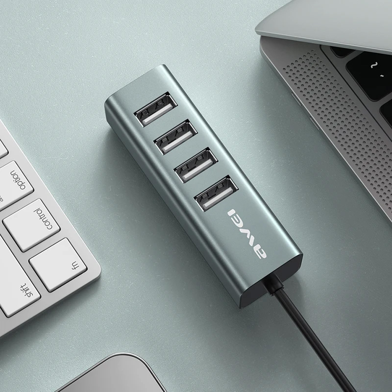 Picture of Awei CL-122 USB Extender USB 2.0 Docking Station - Gray