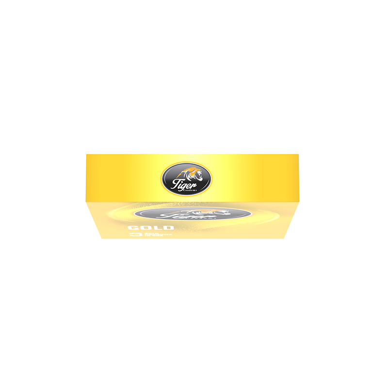 Picture of CONDOM PLAIN-GOLD BANANA FLAVOR (TIGER)(18 PCS)