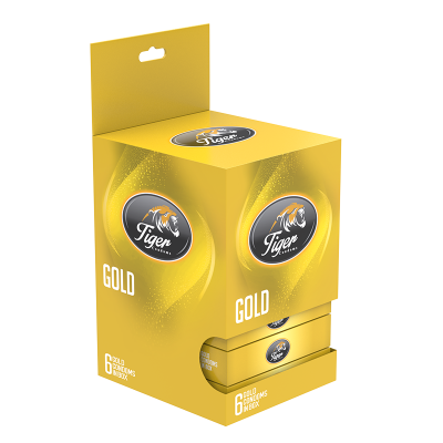 Picture of CONDOM PLAIN-GOLD BANANA FLAVOR (TIGER)(18 PCS)