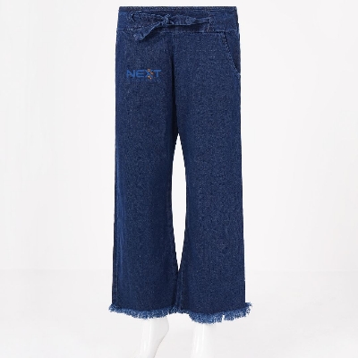Picture of Stylish Women’s Soft Denim Plazzo Pants