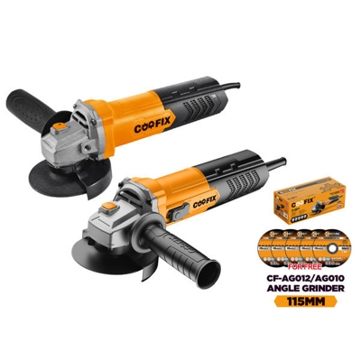 Picture of Coofix Electric Angle Grinder 750W Smart Side Switch Angle Grinding Machine 100MM - Yellow