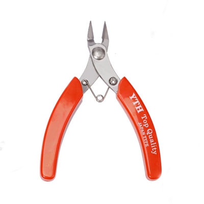 Picture of YTH 101 Cable Ties Cutters Japan Cutting Pliers Mini Electronic Diagonal Cutting Pliers Wire Cutter Jewelry Pliers Side Cutter - Red