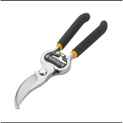 Picture of ROYAL 8" Inch Trustworthy Best Quality Manual Hand Garden Pruner Pruning Shears garden scissors - Yellow