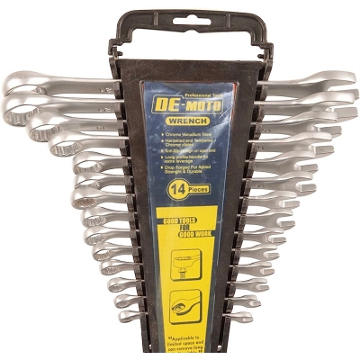 Picture of 14Pcs Combination Spanner Set, Combination Wrench Set - Silver