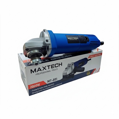 Picture of 4" MAXTECH 2000W Heavy Duty Angle Grinder Machine for Metal, Wood & Stone Cutting - Blue