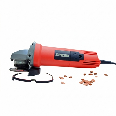 Picture of 4"  SPEED 2000W Heavy Duty Angle Grinder Machine | Metal, Wood & Stone Cutter | High Speed Power Tool - Pink