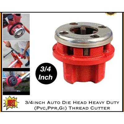 Picture of Pipe Die Head 3/4" For PVC/PPR/GI Pipe Thread Cutter - Red