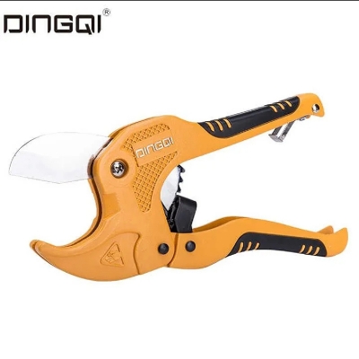 Picture of DINGQI 42mm PVC Pipe Cutter | Professional PVC PPR PE Pipe Cutting Tool - Yellow