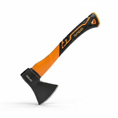 Picture of DINGQI 800gm Multitool Fiberglass Handle Camping Cutting Axa- Survival Hand Tool - Yellow