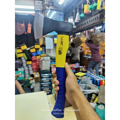 Picture of Manufacturer Full Polished Head Axa - 600g with Rubber Plastic Handle (GS600) - Black