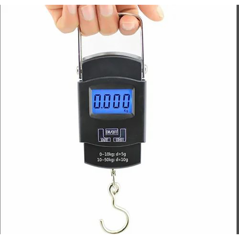 Picture of Digital Electronic Hanging Scale -Digital Weight Scale 50 KG Capacity- Black - Black