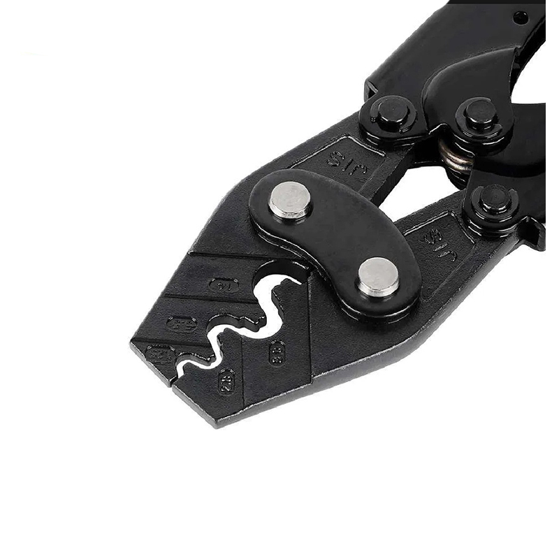 Picture of YTH-6RM Ratchet Crimping Tools Crimping Pliers Cable 1.5-6mm Multifunction Clamps Terminal Electrician Tool Pliers - Black