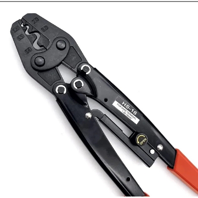 Picture of YTH-16 Ratchet Crimping Tools Crimping Pliers Cable 1.5-16mm Multifunction Clamps Terminal Electrician Tool Pliers - Black