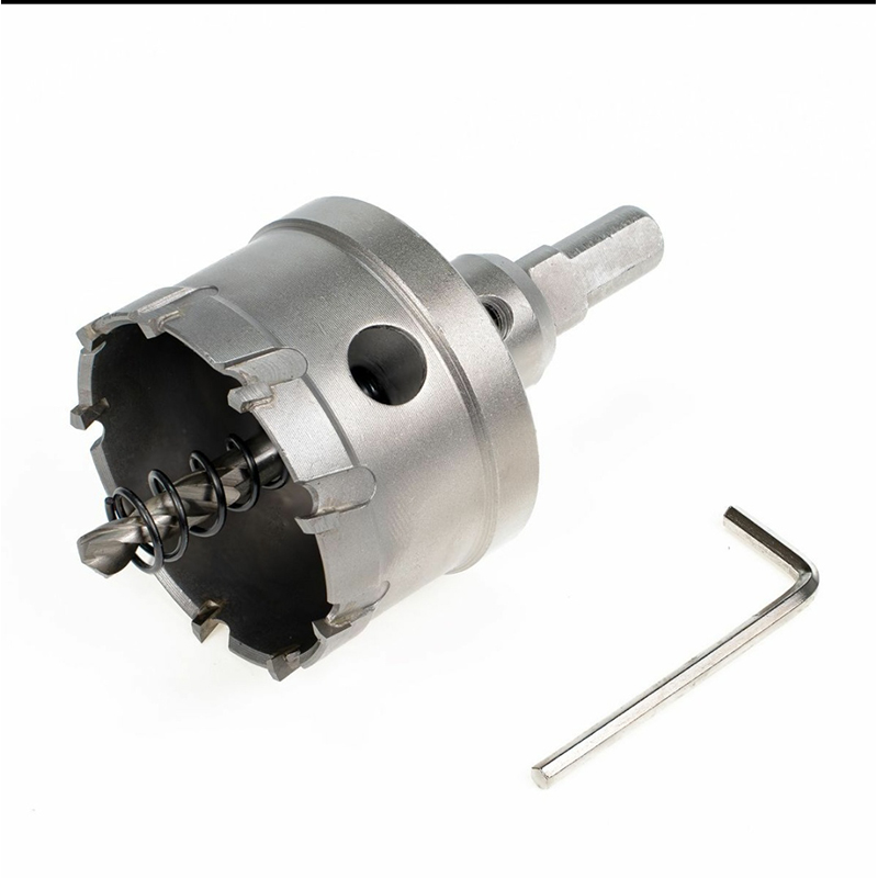 Picture of 50mm TCT Hole Saw For Stainless Steel Metal Alloy Special Carbide tip 3 - Ply Cutters - Silver