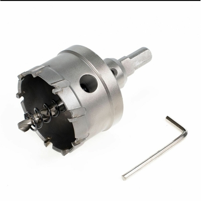 Picture of 50mm TCT Hole Saw For Stainless Steel Metal Alloy Special Carbide tip 3 - Ply Cutters - Silver