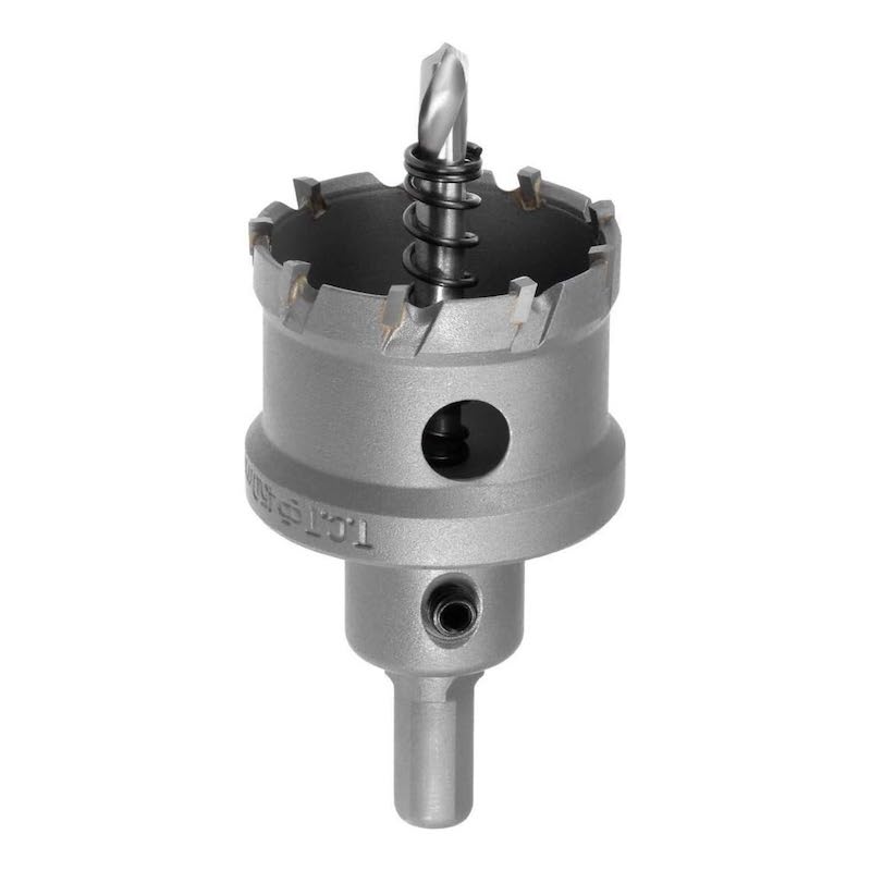 Picture of 38 mm TCT Hole Saw For Stainless Steel Metal Alloy Special Carbide tip 3 - Ply Cutters - Silver