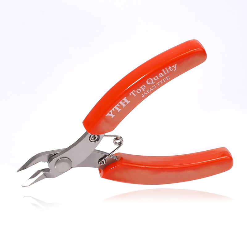 Picture of YTH 101 Cable Ties Cutters Japan Cutting Pliers Mini Electronic Diagonal Cutting Pliers Wire Cutter Jewelry Pliers Side Cutter - Red