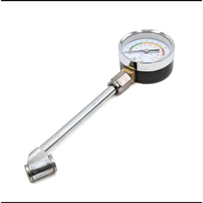 Picture of Universal Tyre Tire Air Pressure Gauge Dial Meter Tester for Car Vehicle - toolify - Silver