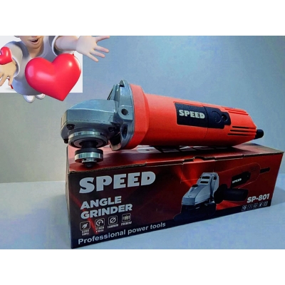 Picture of 4"  SPEED 2000W Heavy Duty Angle Grinder Machine | Metal, Wood & Stone Cutter | High Speed Power Tool - Pink