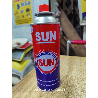 Picture of SUN Portable Gas Can – High Quality Butane Gas Refill | Safe & Explosion-Proof Camping Stove Gas Cylinder - Red