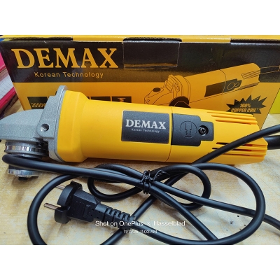 Picture of 🔥 DEMAX 2000W Heavy Duty Angle Grinder | Powerful Metal Cutter Machine 🔥 - Yellow