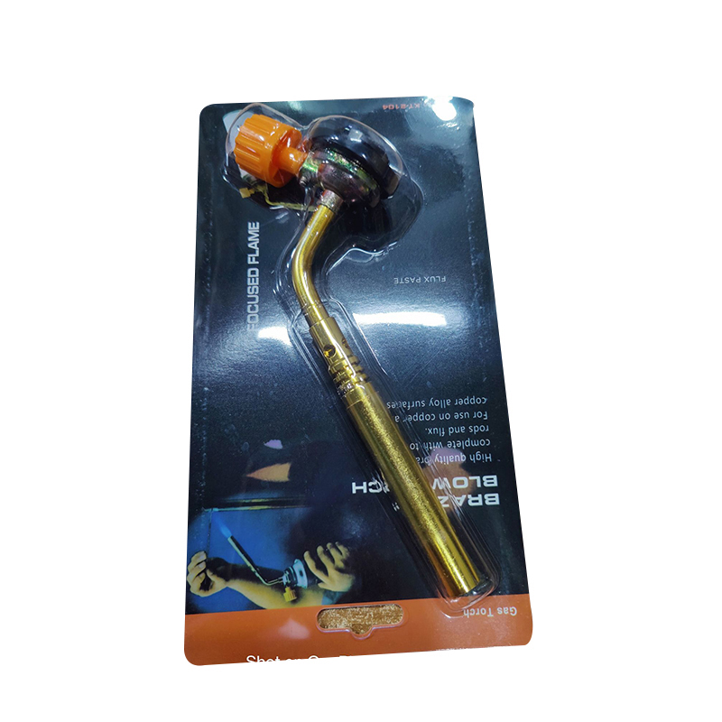 Picture of Gas Torch Blow Torch Gas Torch Butane Propane Burner for Brazing Welding Camping - Gold