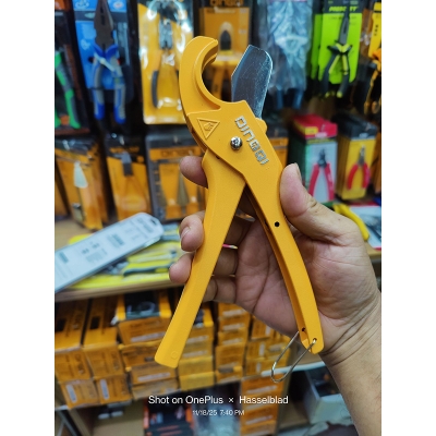 Picture of DINGQI 36mm PVC Pipe Cutter - Model 63003 Professional Pipe Cutting Tool - Yellow