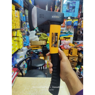 Picture of EHBL Multitool Fiberglass Handle Camping Cutting Axa- 600g Survival Hand Tool - Yellow