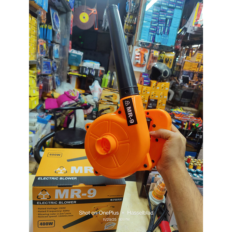 Picture of MR-9 Electric Blower 400W | High Speed Air Blower 16000RPM | Dust Cleaning Blower Machine for Computer, Home & Car | 220V Powerful Blower