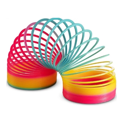 Picture of 3pcs Rainbow Coil Spring Toy - 6 Inch Giant Magic Spring Toys for Kids, A Huge Classic Novelty Toy for Boys and Girls