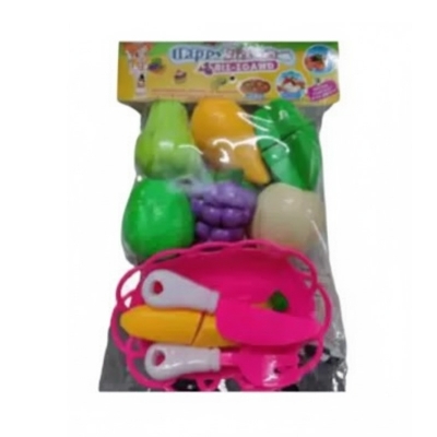 Picture of Play Food Toy cutting Fruit & Food cutter Set play Kitchen Kits early Education Toys for Girls AND BOYS 10 Pcs