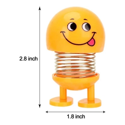 Picture of বাইক/মোটরসাইকেল/গাড়ি বা অফিসের টেবিলছোট সাইজের জন্য 1 পিস নাচের ইমোজি পুতুল - toys for girls