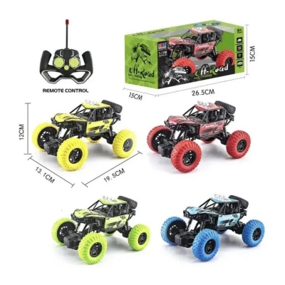 Picture of Remote Control Car Toy Stunt RC Off Road High Speed Monster Off-Road Remote Control Kids Car Rechargeable Car