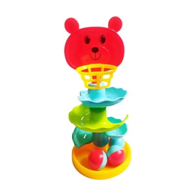 Picture of 3 Layer Ball Drop and Roll Swirling Tower for Baby and Toddler Development Educational Toys