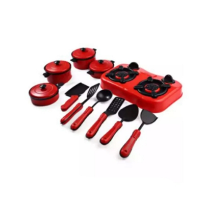 Picture of Kitchen toy Set for Kids gilrs Red