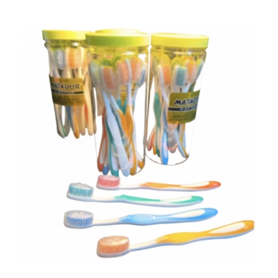 Picture of Matador Soft ToothBrush With Cap- 1 Jar -12 Pcs
