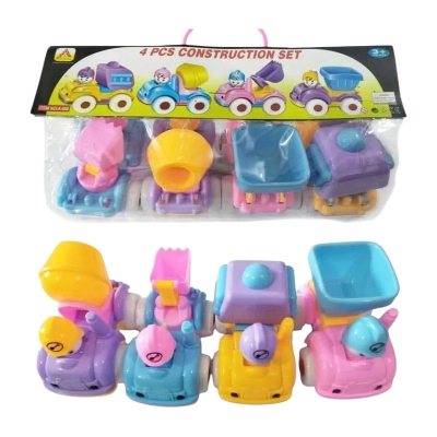 Picture of 4 PCS BABY CONSTRUCTION PLAYING CAR FOR FUN