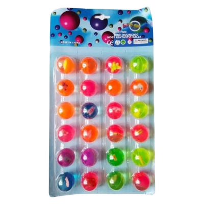 Picture of 24 piece Bouncing Rubber Jumping Ball
