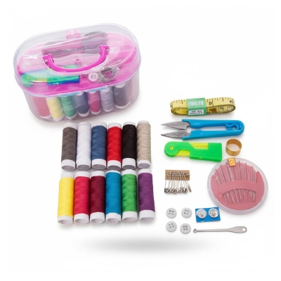 Picture of Sewing Accessories Sewing Kit Needle Box Set 10 in 1 Household Sewing Tools Portable Sewing Kit Portable Sewing Box Kitting Needle Quilting Thread Stitching Embroidery Craft Sewing Tools Supplies
