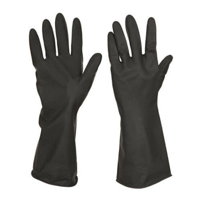 Picture of Industrial Hand Gloves, Black Color 1 Pair