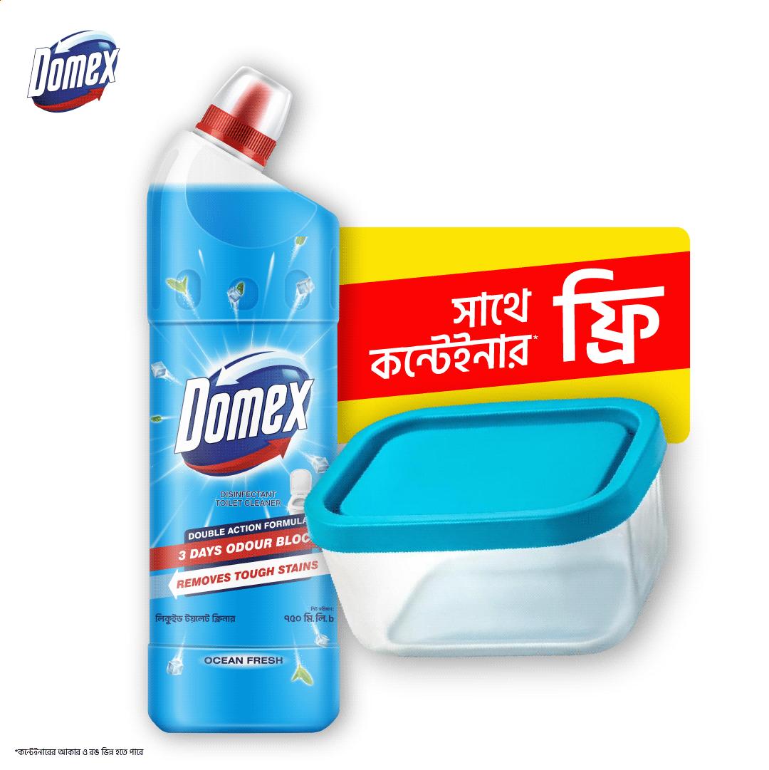 Picture of Domex Toilet Cleaning Liquid Ocean Fresh 750ml Get a Container Free